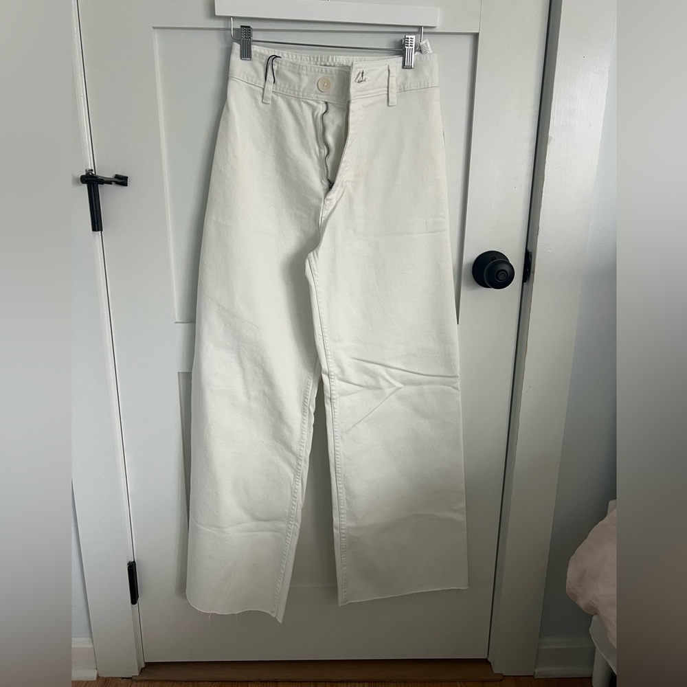 Zara white jeans